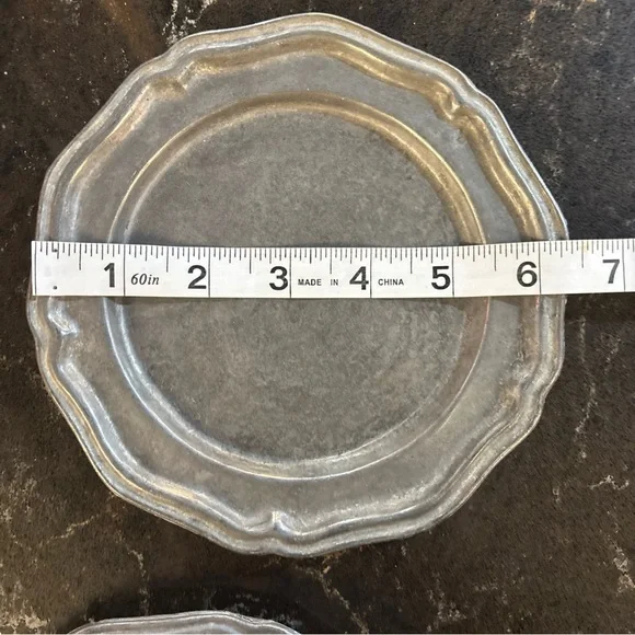 Set Of 4 Bread Plates Crown Castle Ltd USA Queen Anne Design 6 1/4” - Picture 13 of 13